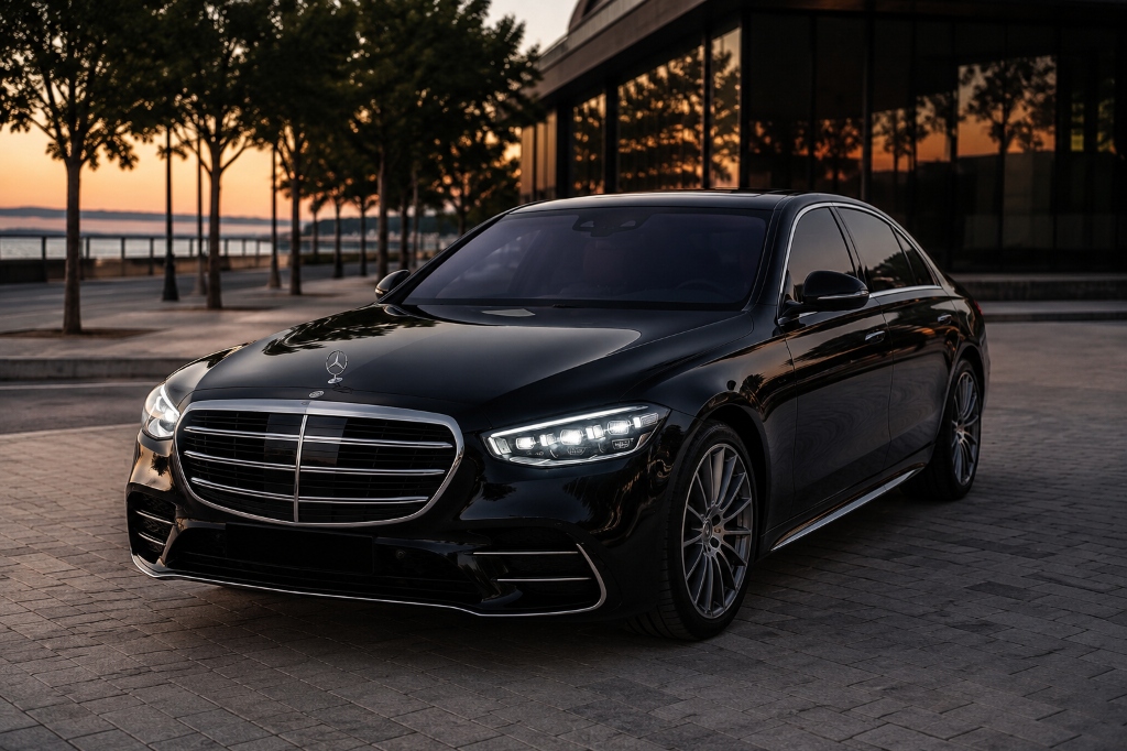 Black Executive Sedan — Mercedes-Benz S-Class